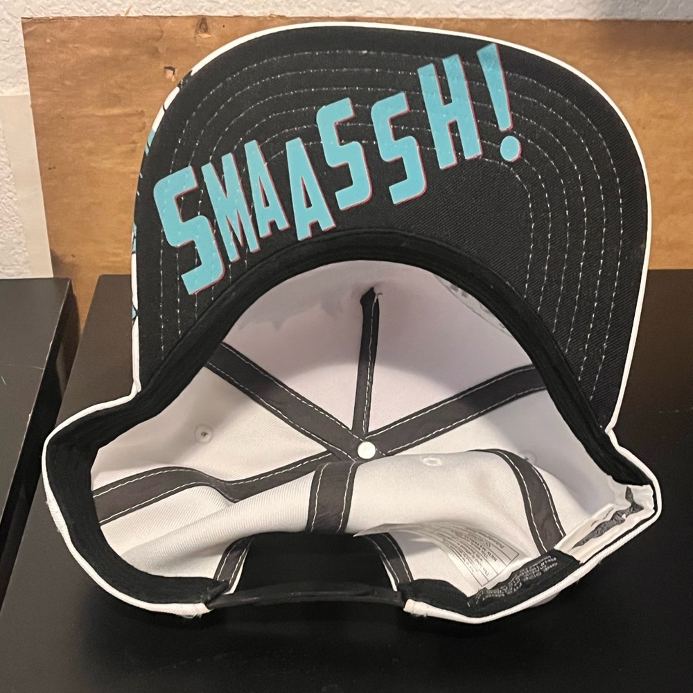 “My Hero Academia” White and Teal Anime Graphic Cap - Picture 3 of 4
